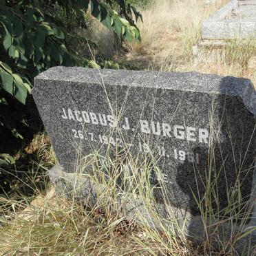 BURGER Jacobus J. 1942-1961