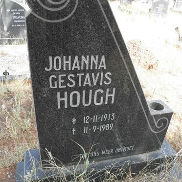 HOUGH Johanna Gestavis 1913-1989