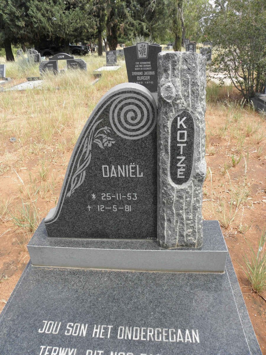 KOTZE Daniel 1953-1981