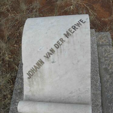 MERWE Johann, van der