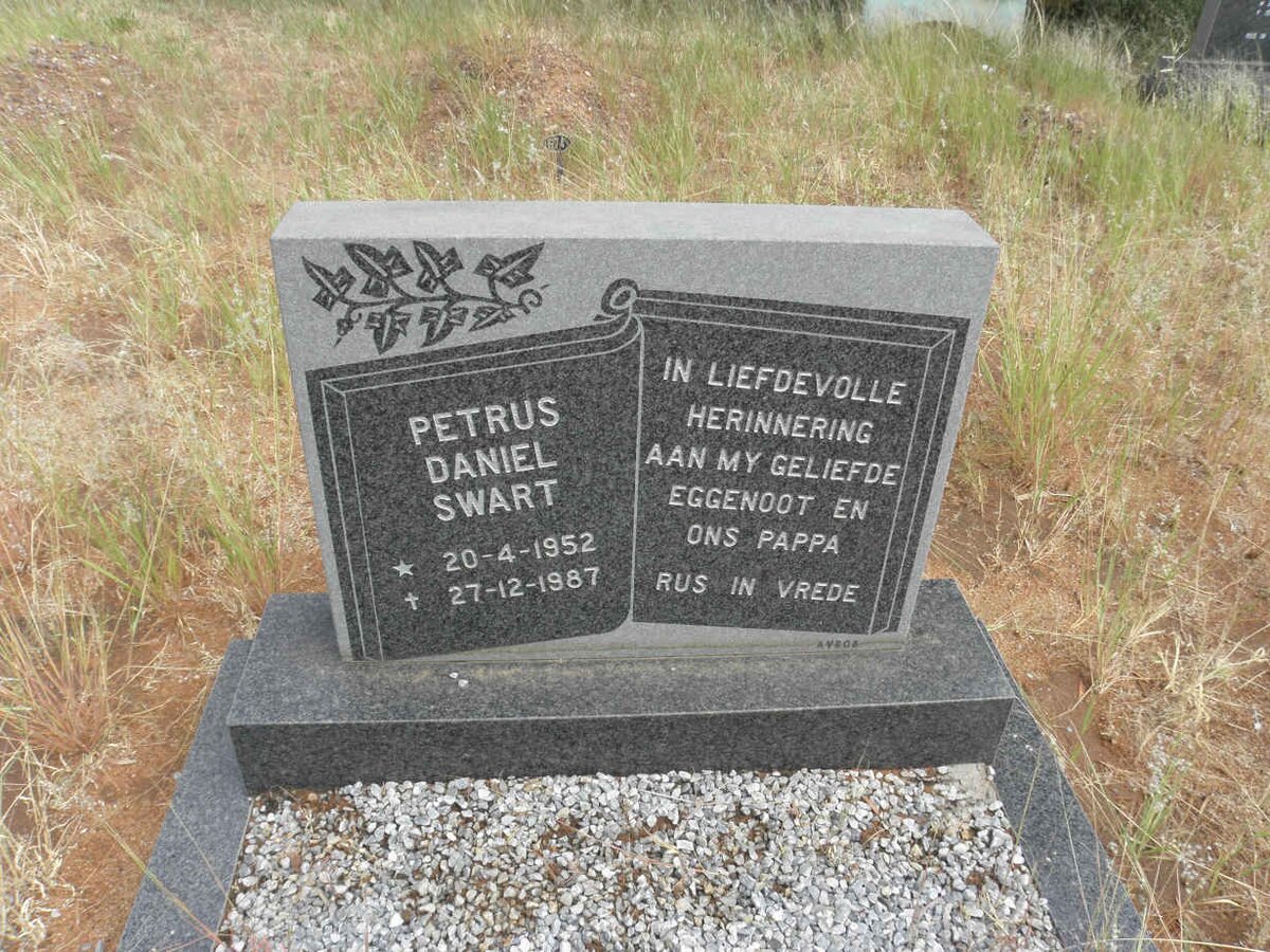 SWART Petrus Daniel 1952-1987