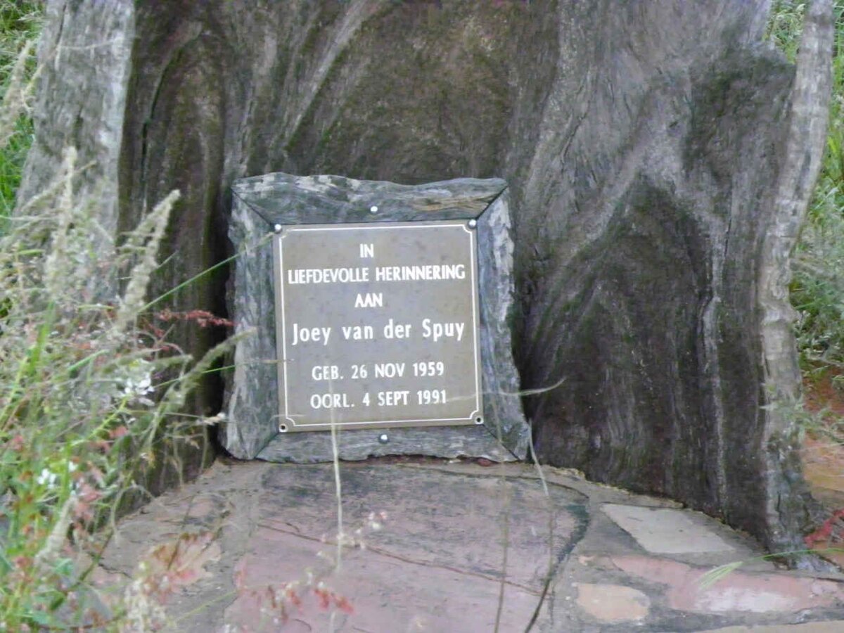 SPUY Joey, van der 1959-1991