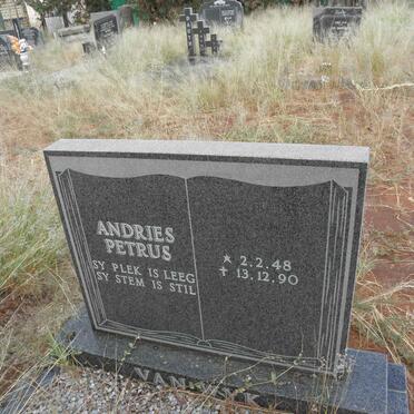 WYK Andries Petrus, van 1948-1990