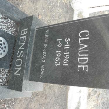 BENSON Claude 1961-1963