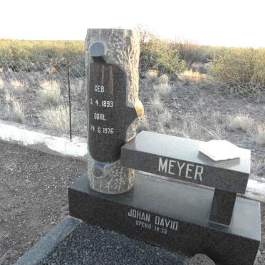 MEYER Johan David 1893-1976