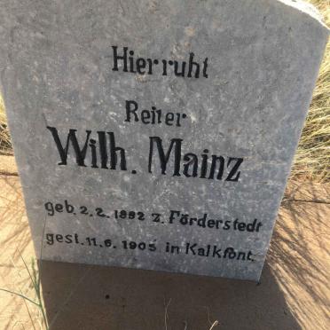 MAINZ Wilh. 1882-1905