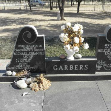 GARBERS Michael Johannes 1927-2008 &amp; Heletje Elizabeth Isabella 1933-