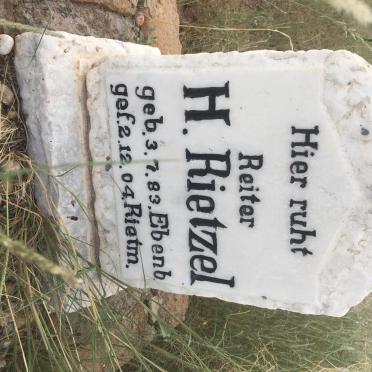 RIETZEL H. 1883-1904