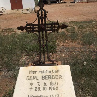 BERGER Carl 1871-1962