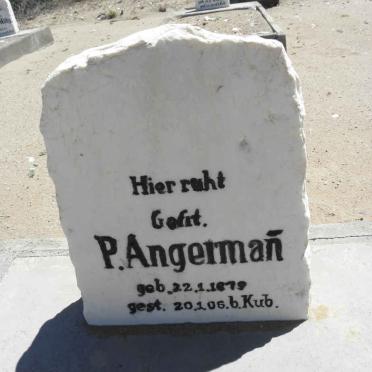 ANGERMAN P. 1879-1906