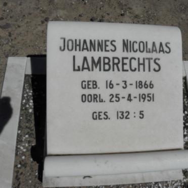 LAMBRECHTS Johannes Nicolaas 1866-1951