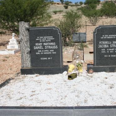 Namibia, HARDAP region, Mariental district, Rheoland farm cemetery
