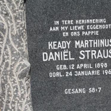 STRAUSS Keady Marthinus Daniel 1898-1969