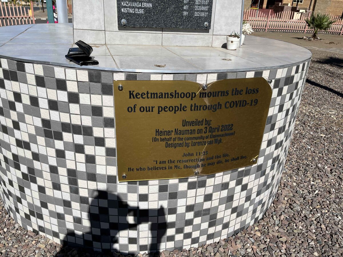 2. Keetmanshoop Covid Memorial 2022