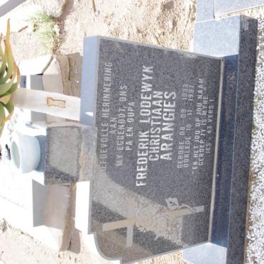 ARANGIES Frederik Lodewyk Christiaan 1933-1997