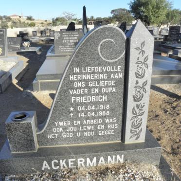 ACKERMANN Friedrich 1918-1988