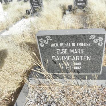BAUMGARTEN Elsie Marie 1898-1982