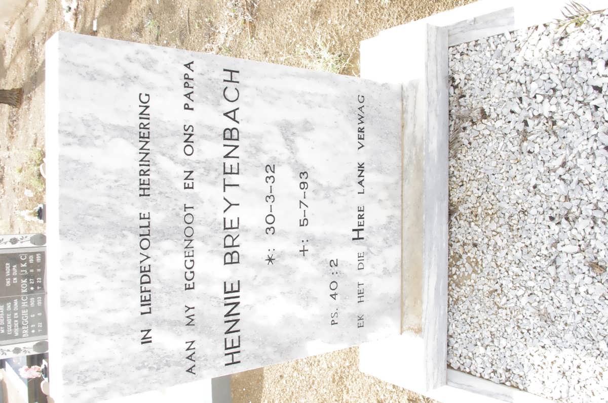 BREYTENBACH Hennie 1932-1993