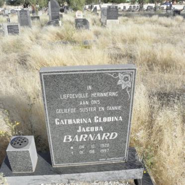 BARNARD Catharina Clodina Jacoba 1920-1997