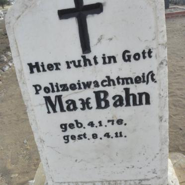 BAHN Max 1876-1911