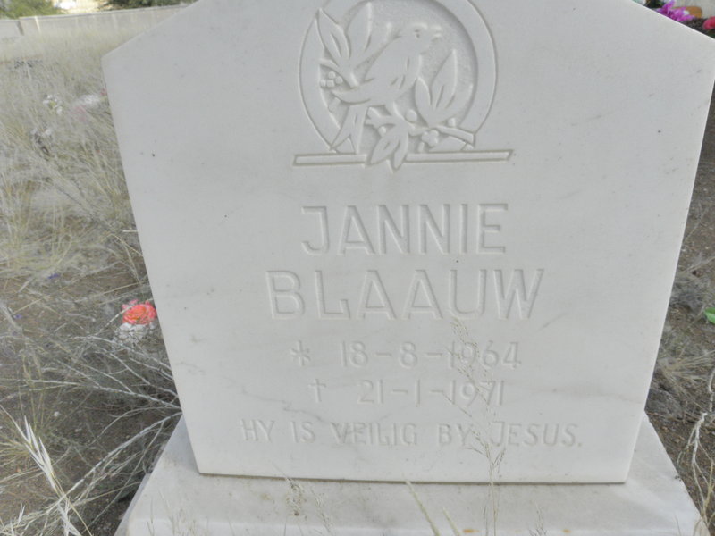 BLAAUW Jannie 1964-1971