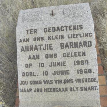 BARNARD Annatjie 1960-1960