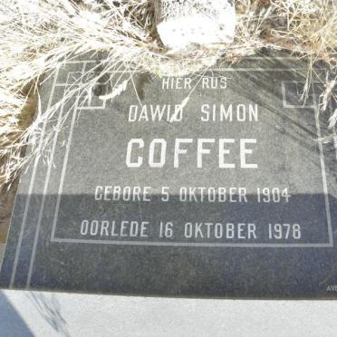 COFFEE Dawid Simon 1904-1978