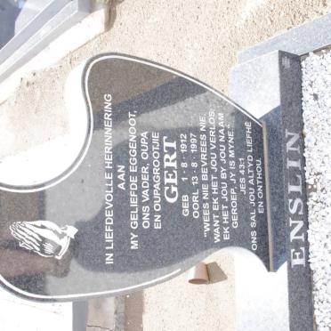 ENSLIN Gert 1912-1997