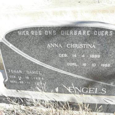 ENGELS Johan Daniel 1884-1971 &amp; Anna Christina 1899-1965