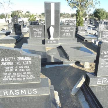 ERASMUS Jan Hendrik 1913-1982 &amp; Jeanetta Johanna Jacoba KOTZE 1909-1981