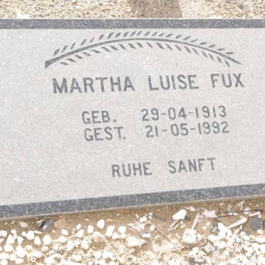 FUX Martha Luise 1912-1992