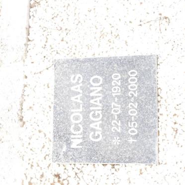 GAGIANO Nicolaas 1920-2000