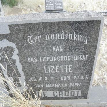 GROOT Lizette, de 1971-1971