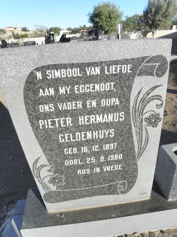 GELDENHUYS Pieter Hermanus 1897-1980