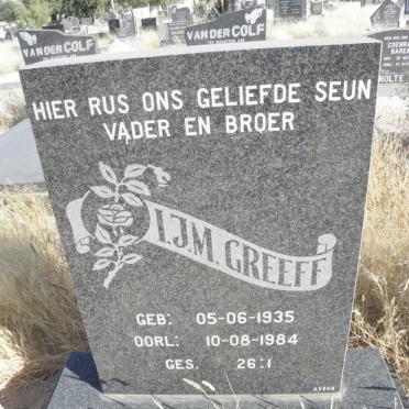 GREEFF I.J.M. 1935-1984
