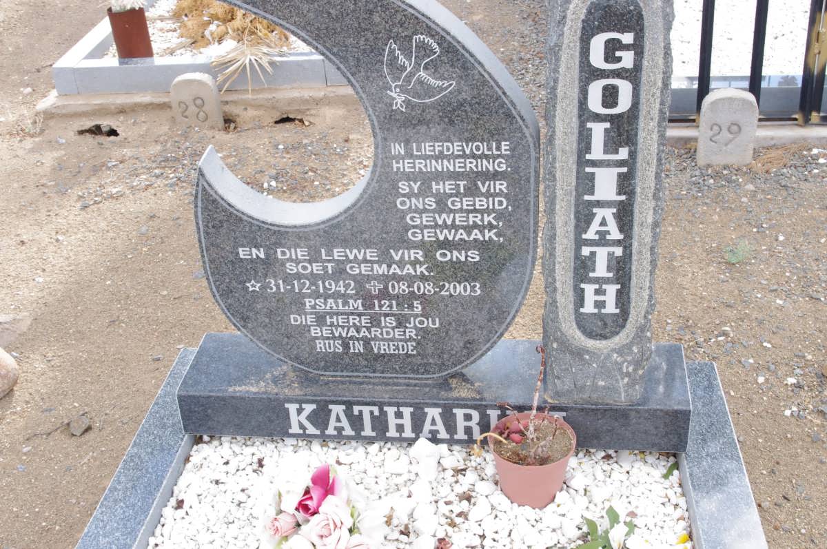 GOLIATH Katharin? 1942-2003