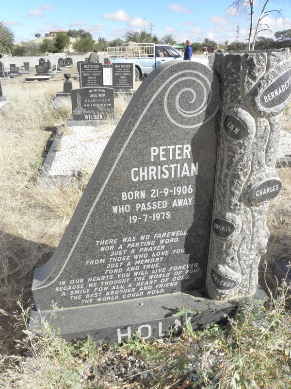 HOLM Peter Christian 1906-1975