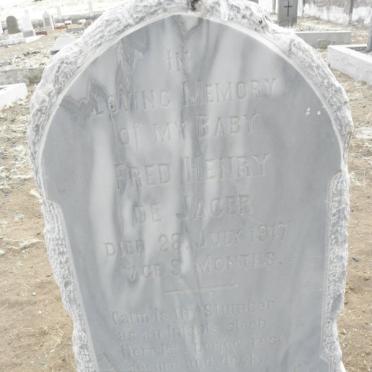 JAGER Fred Henry, de -1917