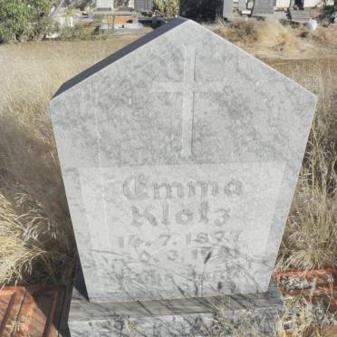 KLOTZ Emma 1877-1961