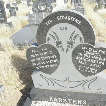 KARSTENS Margaretha M.J. 1942-1987