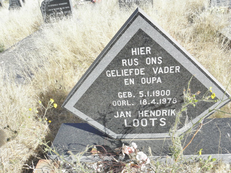 LOOTS Jan Hendrik 1900-1978