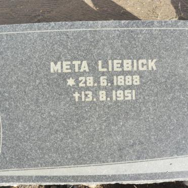 LIEBICK Meta 1888-1951