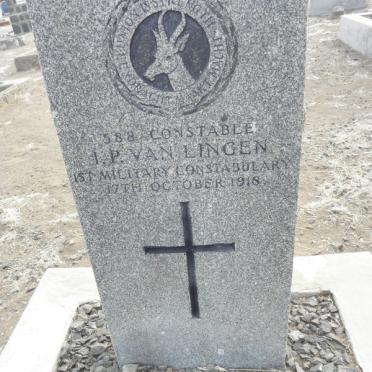 LINGEN I.P., van -1918