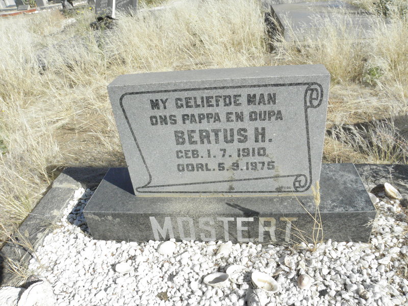 MOSTERT Bertus H. 1910-1975