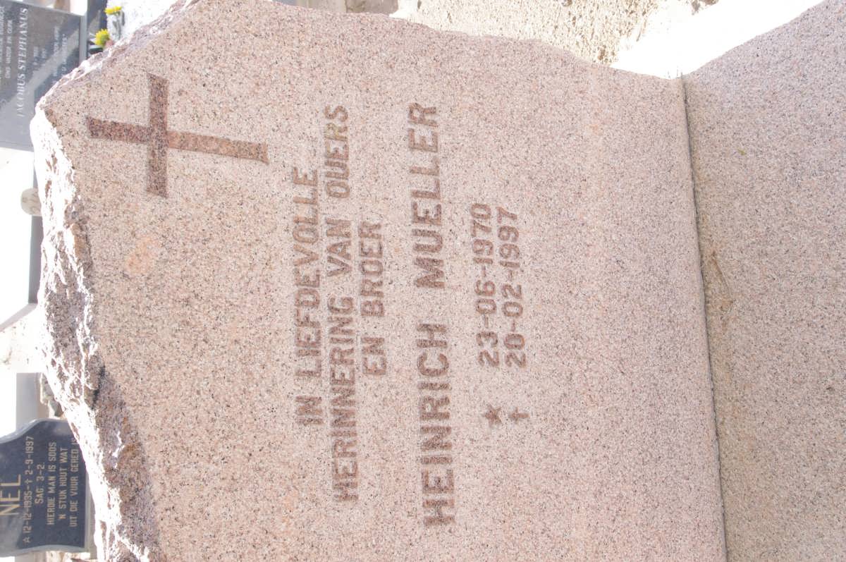 MUELLER Heinrich 1970-1997