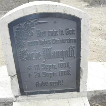 MANGOLD Lucie 1908-1908