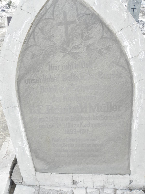 MULLER S.M. Reinhold 1893-1911