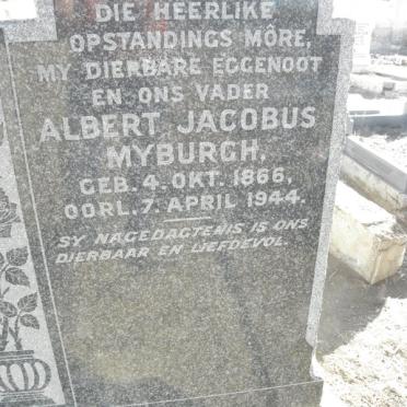 MYBURGH Albert Jacobus 1866-1944