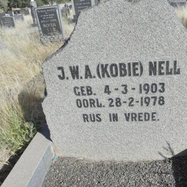 NELL J.W.A. 1903-1978