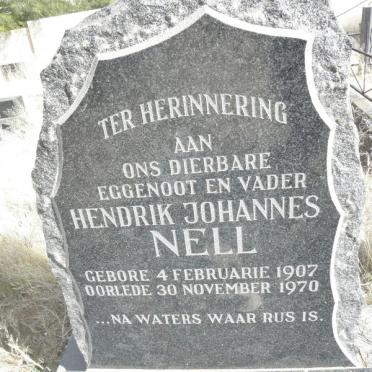 NELL Hendrik Johannes 1907-1970